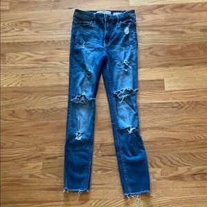 Hollister high rise super skinny jeans